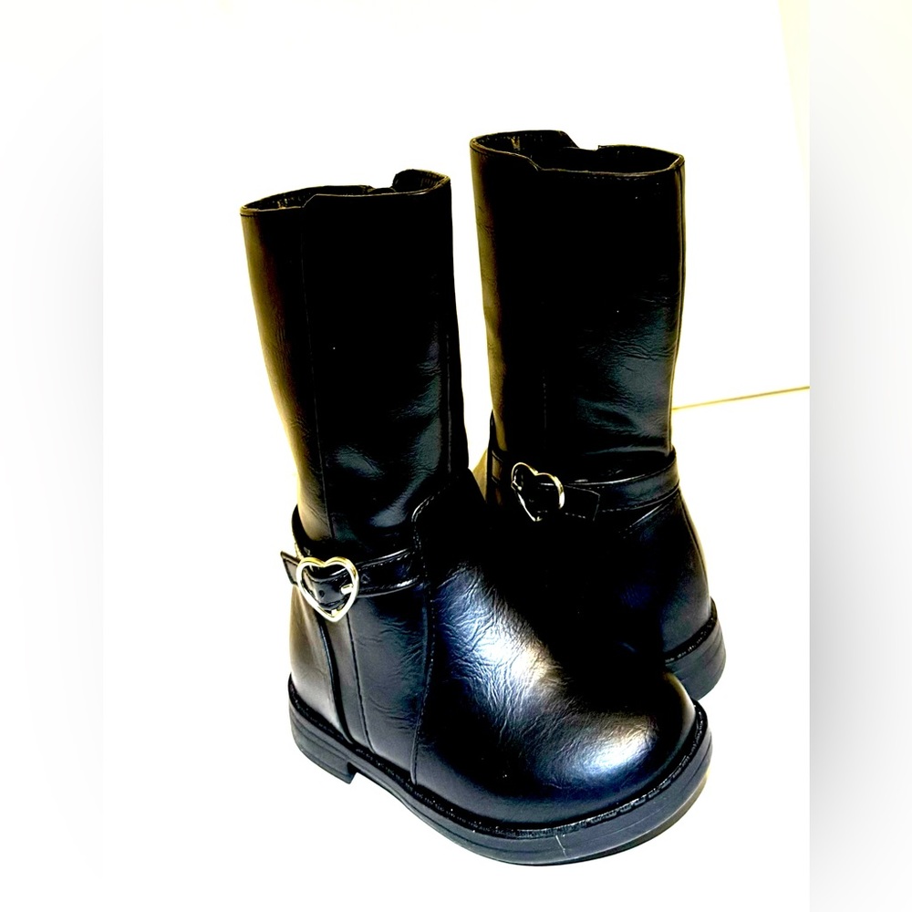 PLACE GIRLS BLACK BOOTS - Picture 5 of 15